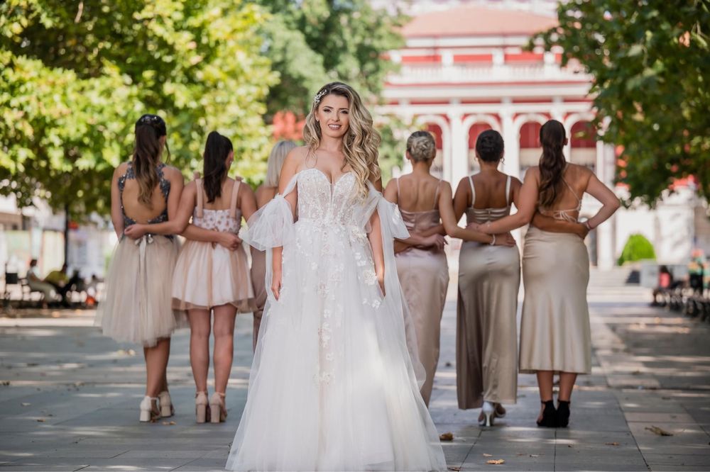 Булченска рокля Mille bridal Evita . Уникална