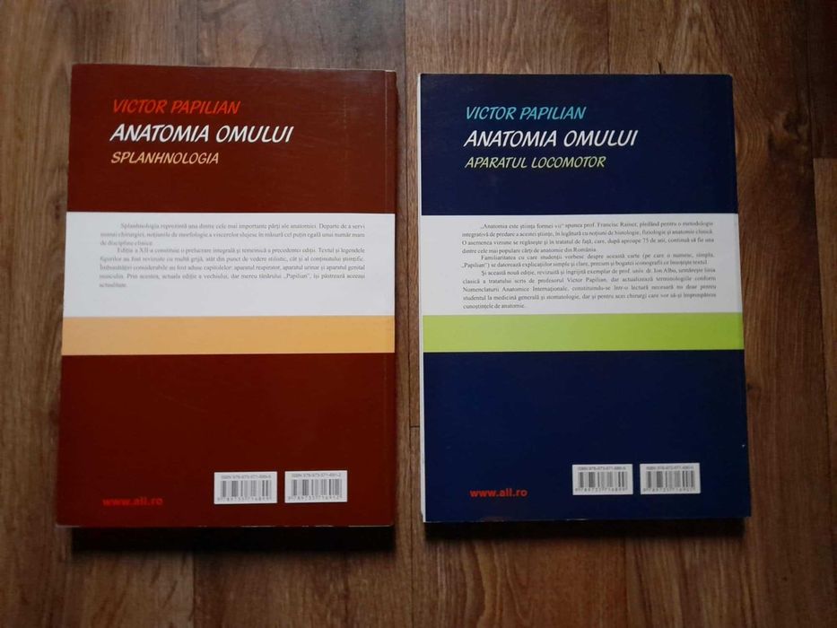 2 vol.  Anatomia omului - Victor Papilian