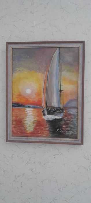 Авторски картини, акрилни бои