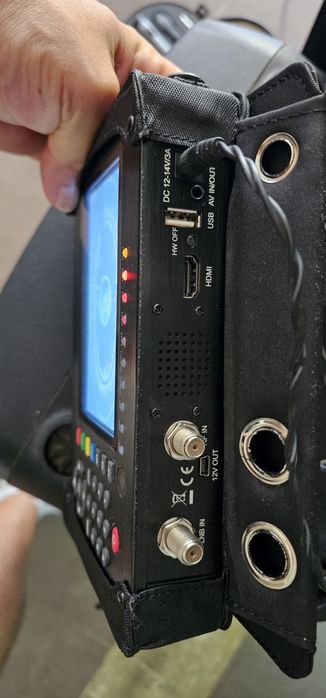 aparat tester profesional de măsură pentru semnal TV digital