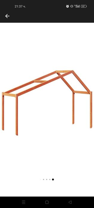 Двуетажно детско легло с включени 2 матрака.