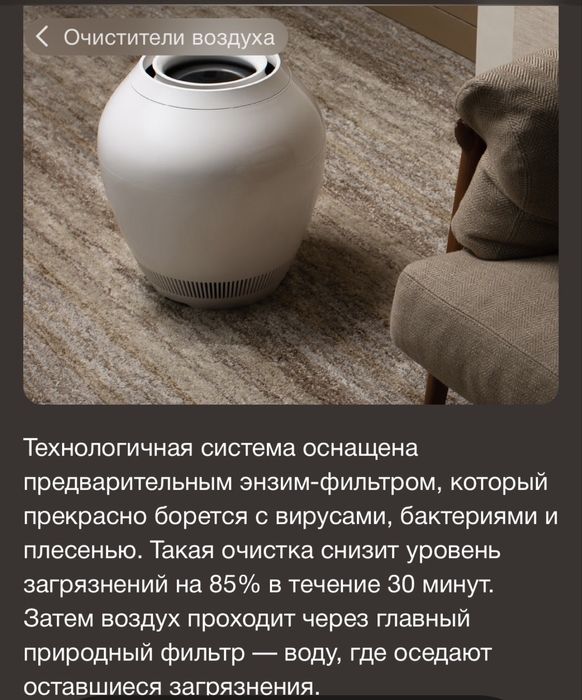 Очиститель воздуха BORK