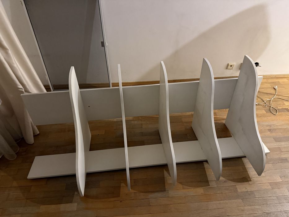 Etajera alba 5 rafturi