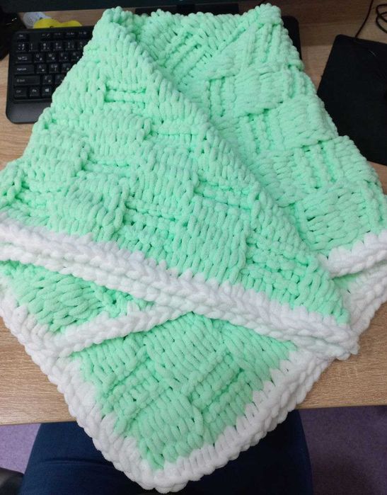 детский пледик-покрывало в кроватку или на выписку