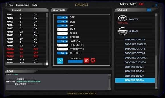 Swiftec/Davinci Dpf,Egr,SCR OFF