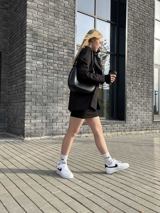 Nike Air Force 1 Low White Black ( новые)