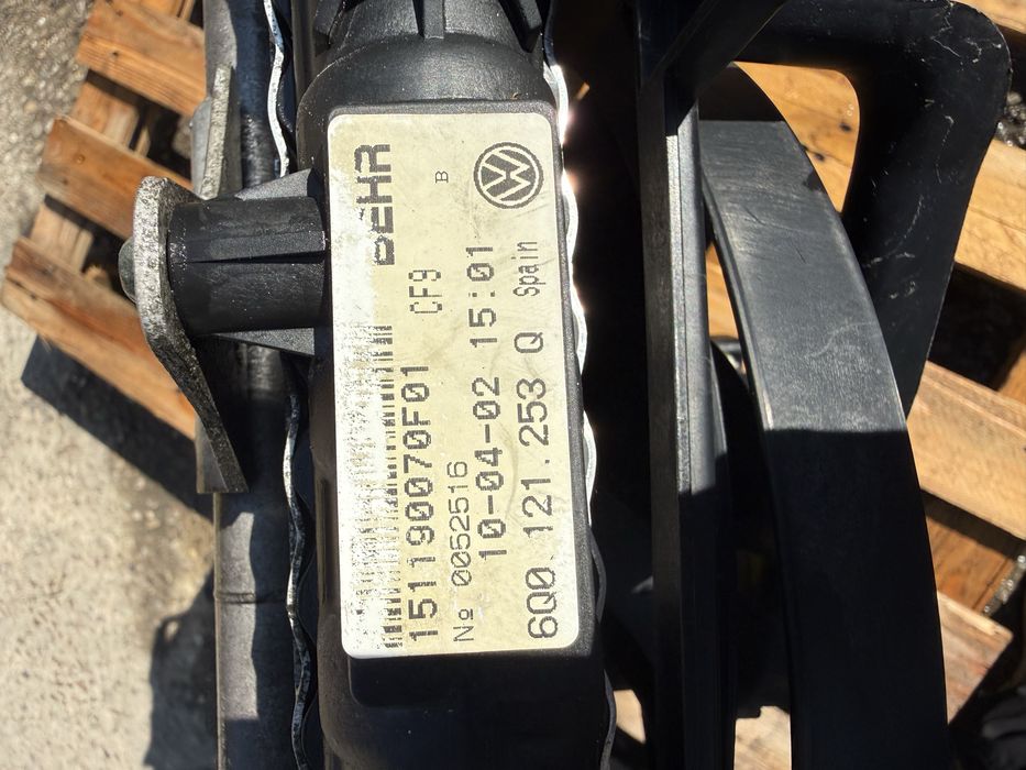 Виден Радиатор перка перки климатичен радиатор VW Polo 9N Seat Ibiza 6L Skoda Fabia 6Q0959455H 6Q0959455J 1J0121253Q 1J0190707F