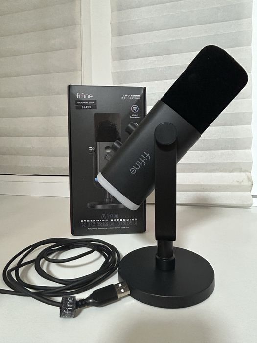 Микрофон Fifine AM8 черный