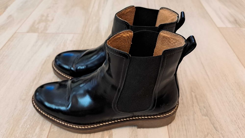 Дамски боти Kickers, черни, 36.