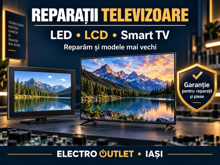 Service televizoare Iași | Reparații ecrane și electronică TV