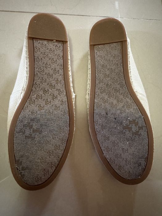 Espadrile/Mocasini  'CAMERYN'Lauren Ralph Lauren pe Alb Natural