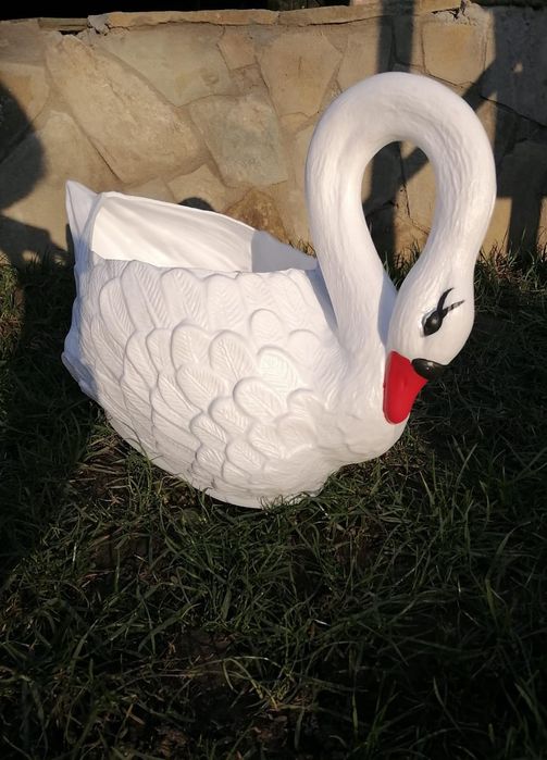 Ghiveci flori lebădă
