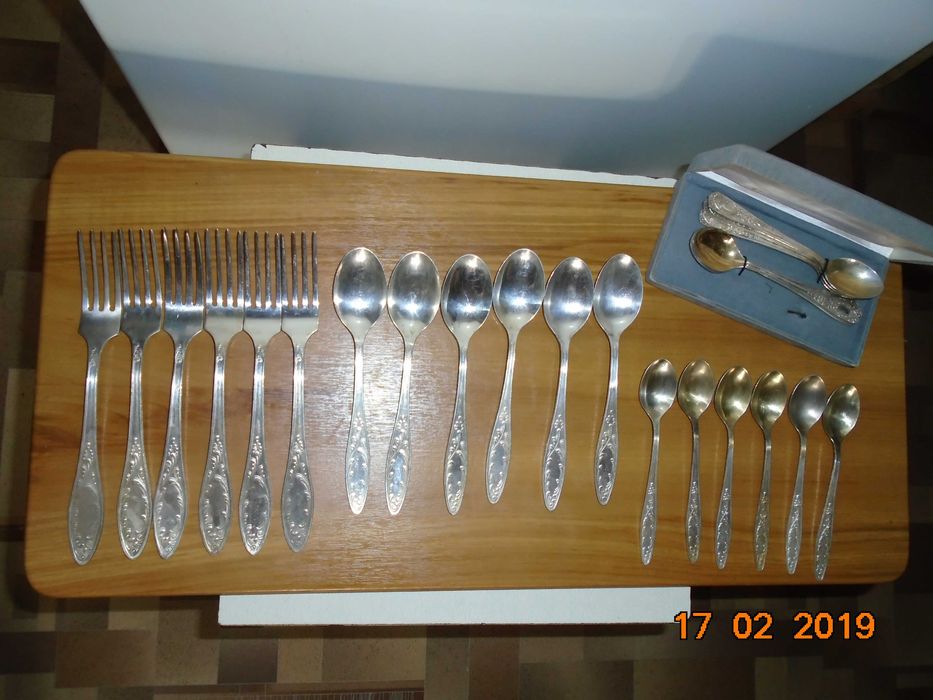 Cтоловые приборы из мельхиора