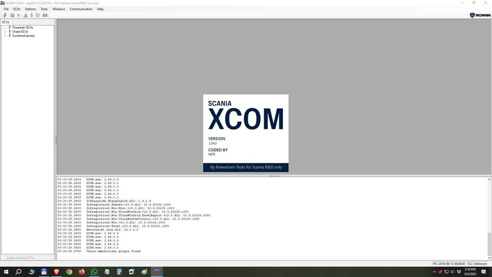Pachet diagnoza Scania SDP3 2.69.1 XCOM 2.54 Multi 05.2025 SOPS editor