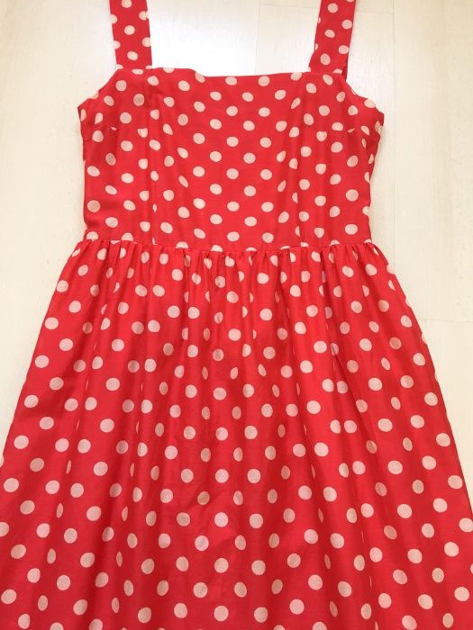 Rochie retro din bumbac și mătase, măsura 38