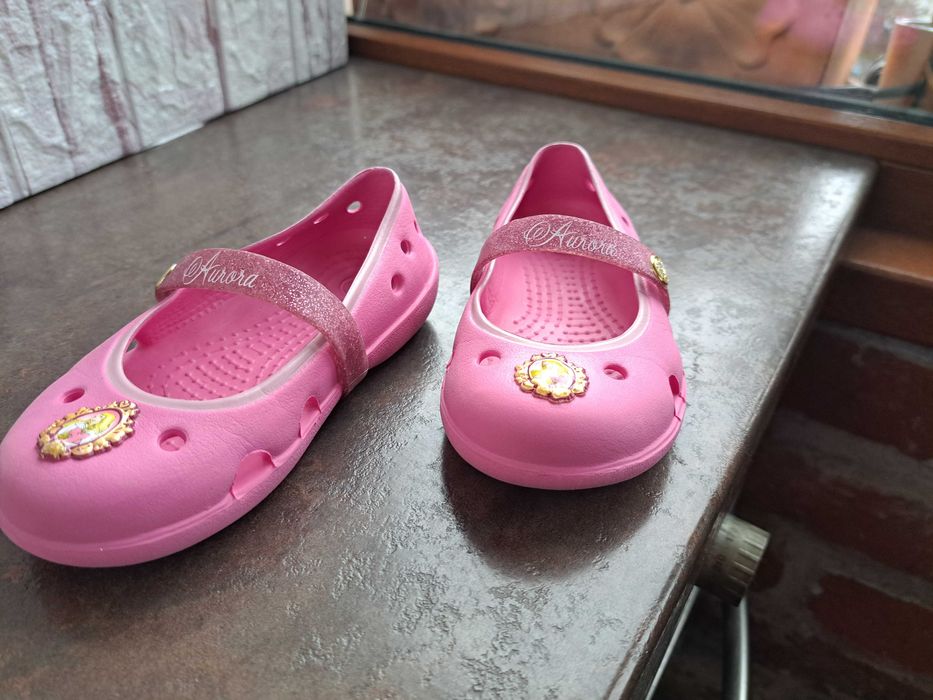 детски сандали,,летни обувки,гумени балерини,Crocs,за момиче,23
