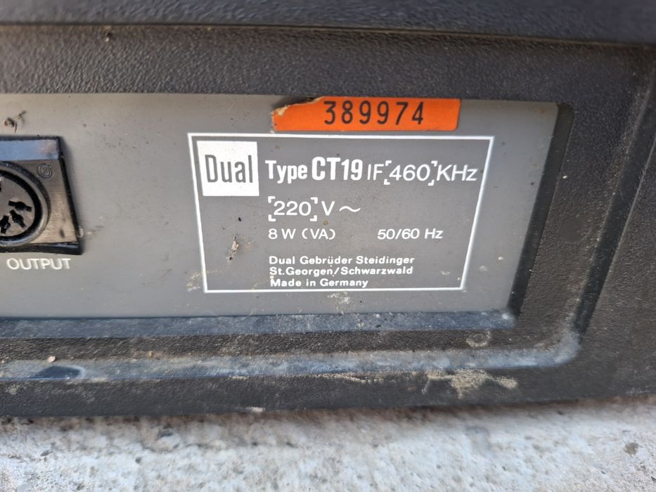 De vanzare tuner Dual CT 19