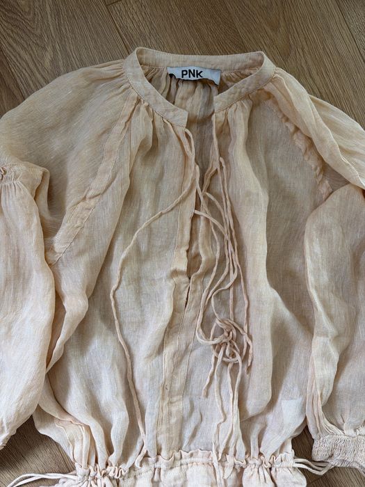 Rochie PNK in noua cu eticheta cumoare bej somon