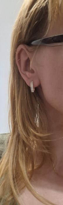 Cercei aur 14k diamante