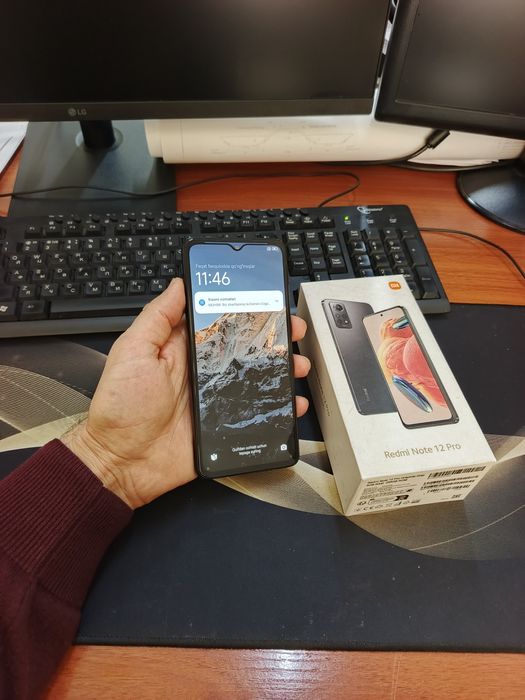 Redmi note 12pro 12/256gb(2024)ideal ochilmagan usta kurmagan