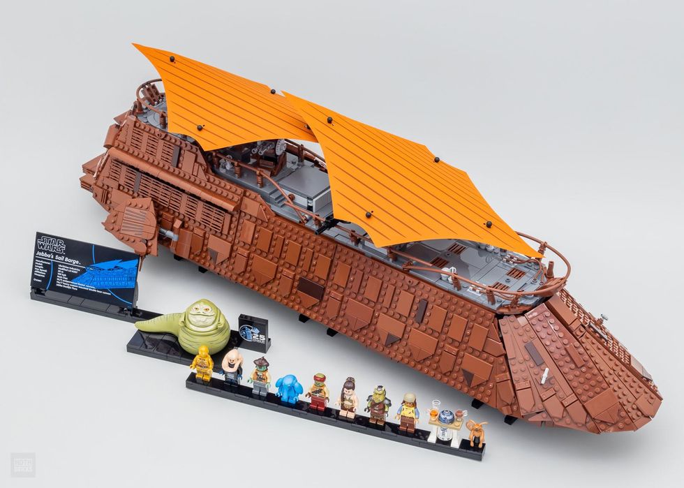 Алт конструктор Star Wars Jabba’s Sail Barge съвместим с Лего 75397
