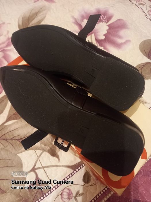 Балетки с застёжкой