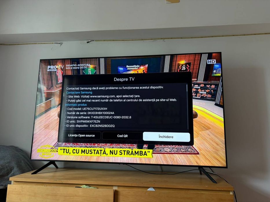 Tv Samung 75" 4 k