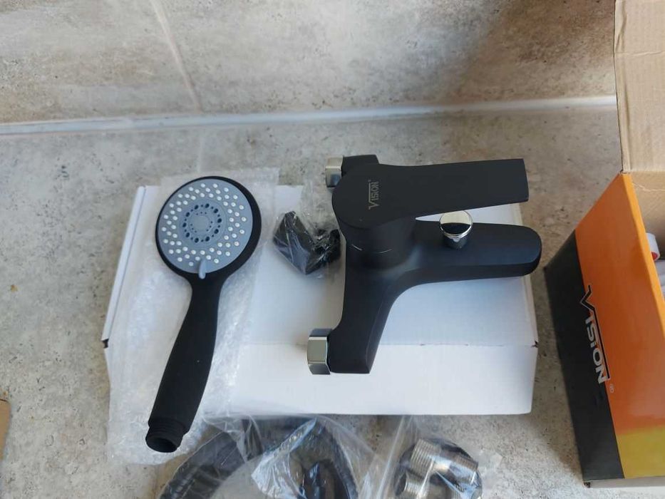 Смесител за душ Лукс - черен мат