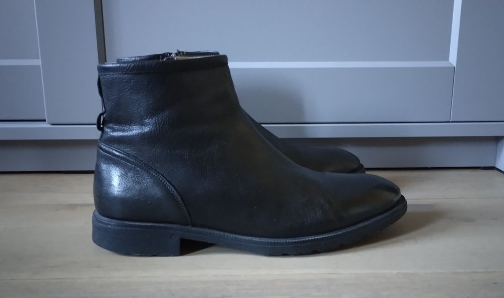 Cizme scurte din piele barbati