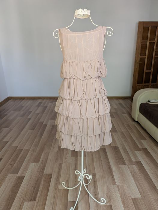 Zara mătase rochie