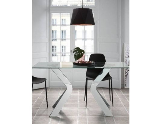 Masă din sticlă pentru living 180x90x76 Virginia Table Verre