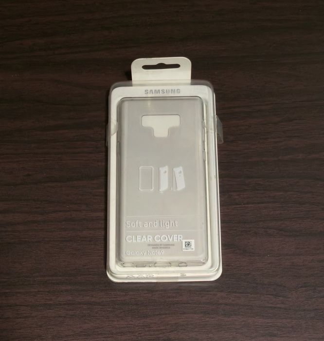 Husa silicon originala Samsung Clear Cover Galaxy Note 9 N960