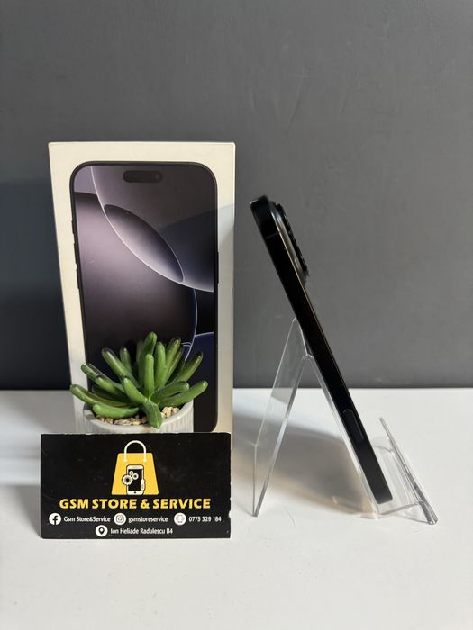 Iphone 16 Pro Max Black Titanium 256Gb Bat 100% Garantie Gsm Store&Ser