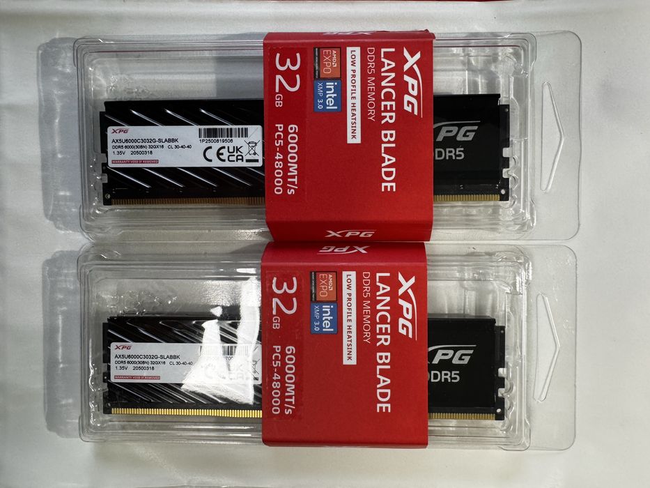 Memorii ram XPG ddr5 placute de 32gb 6000