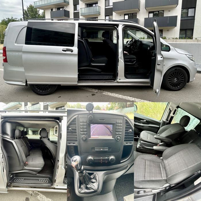 Mercedes Vito Cabina Dubla  Model Lung 2017 /Numere rosi valabile /