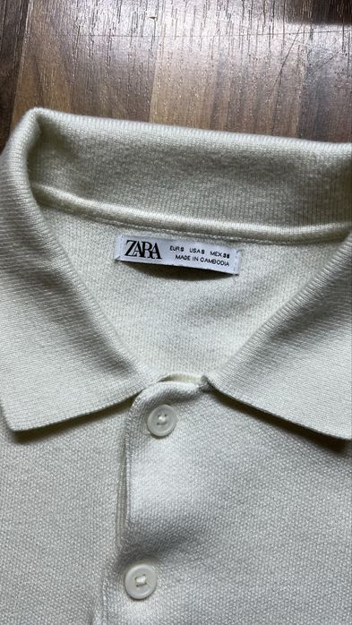 Bluza tip polo pulovar pullover Zara Man S