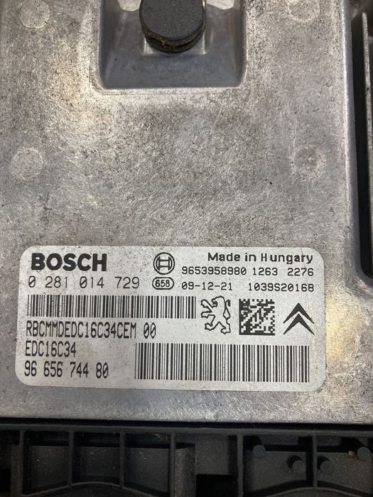 Citroen c4 picasso 2009година 1.6hdi 109кс Компютър и сензор волан