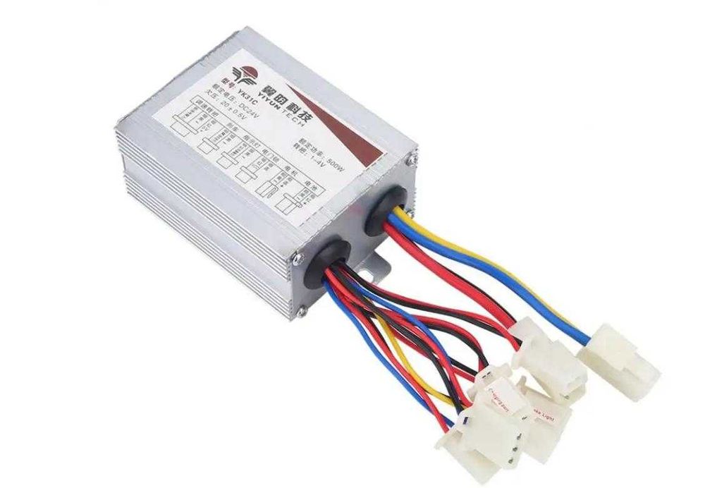 Controller electric pentru trotinete, 500W, 24V  universal cu perii ( nu are senzol hall)