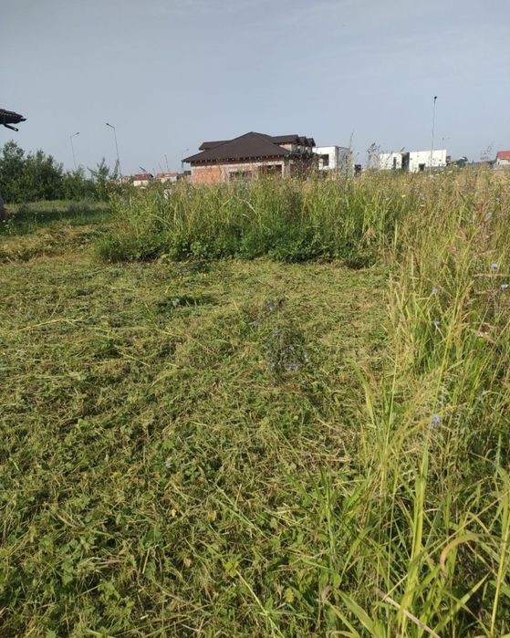 Tund iarbă cu motocoasă