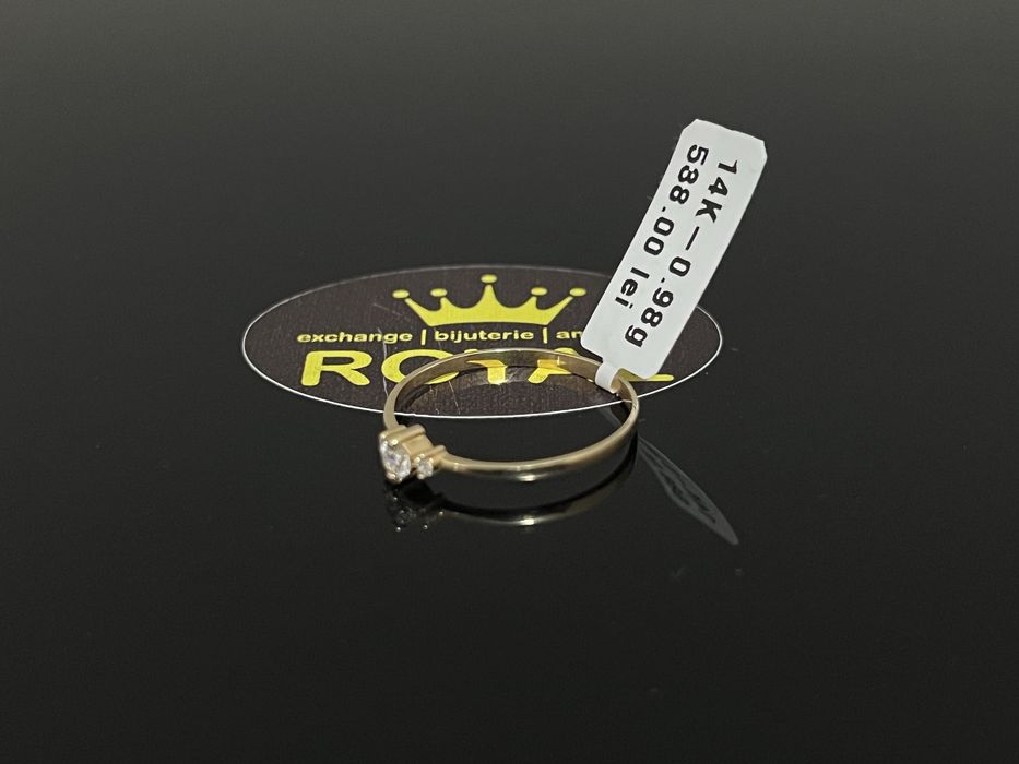Bijuteria Royal CB : Inel dama aur nou 14k 0,98gr