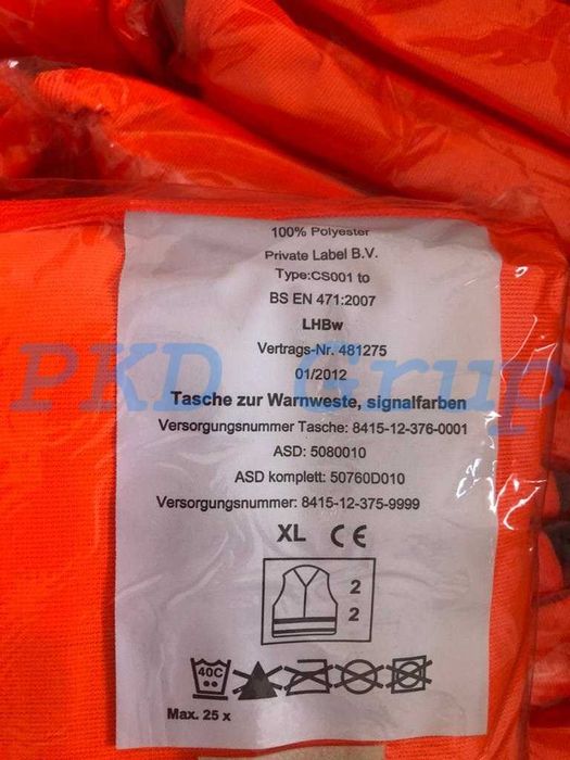 Veste reflectorizante, peste 1000 buc la 3.5 Ron