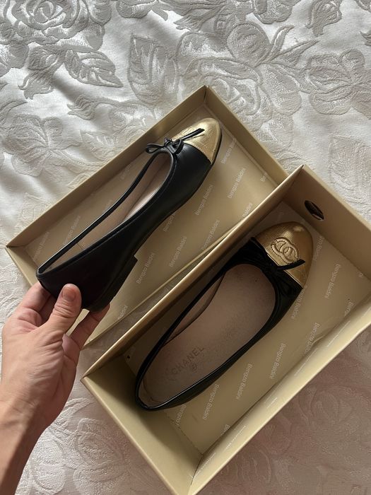 Обувь балетки шанель