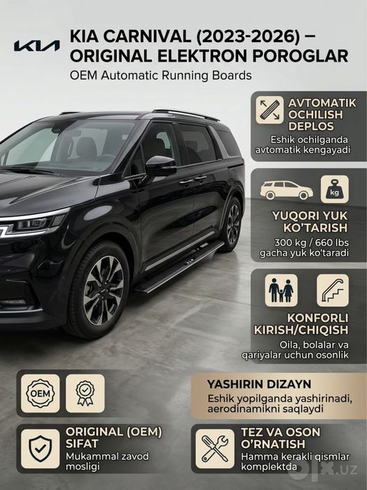 Elektron porog zina KIA BYD CHERY LEAPMOTOR va boshqalar uchun
