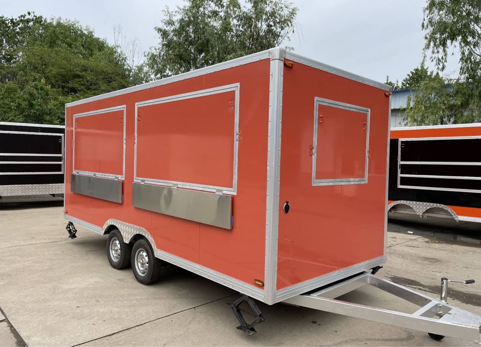Rulota Comerciala Street Food Truck, Rulota Street Food Trailer Mobil