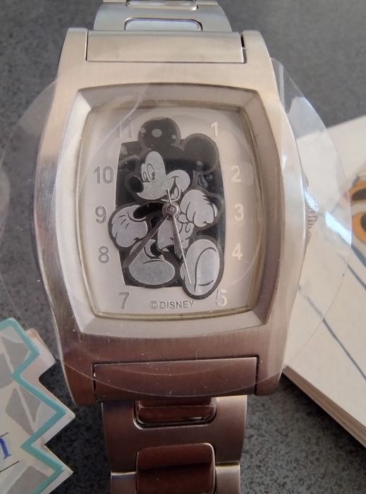 Mickey Mouse celebrating