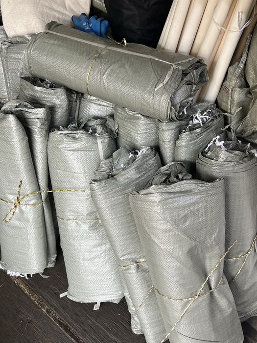 Мешки строительные, мешок полипропиленовый,,мешок зеленый,для мусора