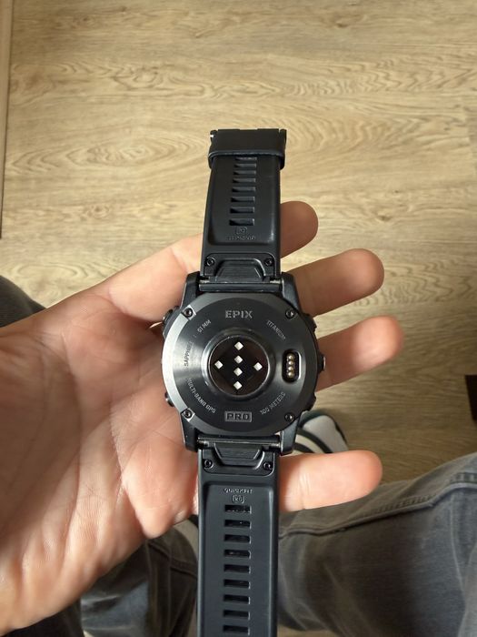 Ceas Garmin Epix 2 PRO 51mm Titanium Saphire, in stare excelenta