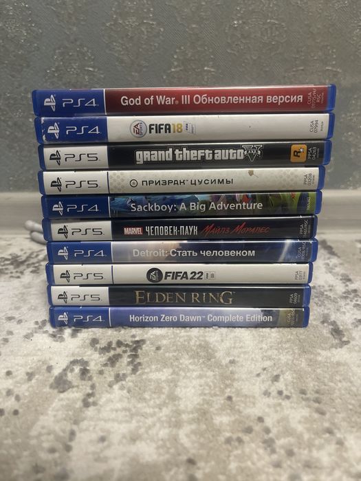 пс5 и 9 игр фулл комплект