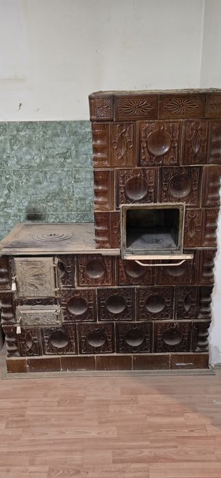 Soba de teracota cu plită si duba