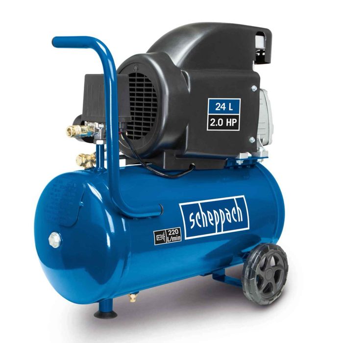 Компресор  маслен Scheppach HC63-50л. / 10бара/220л 1500W-чисто нов
